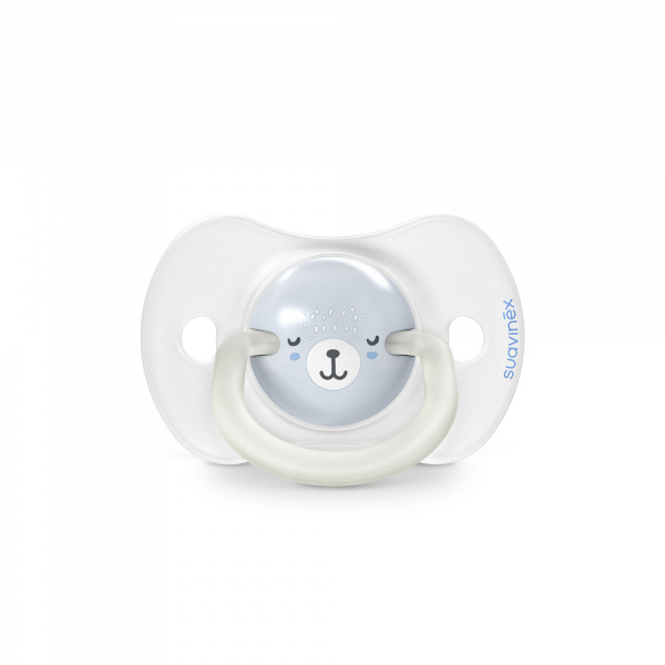 Lot de 2 sucettes symétriques sx pro wild&ampfree 6-18 mois bleu Suavinex