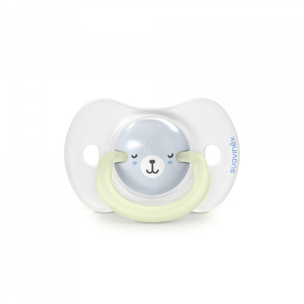 Lot de 2 sucettes symétriques sx pro wild&ampfree 6-18 mois bleu Suavinex