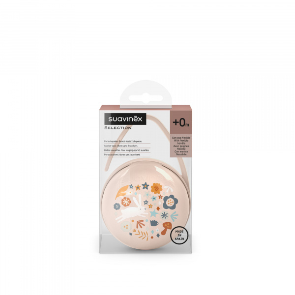 Boîte à sucettes duo wonderland rose Suavinex