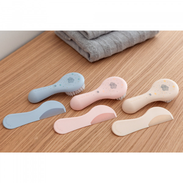 Brosse et peigne bébé dreams beige Suavinex