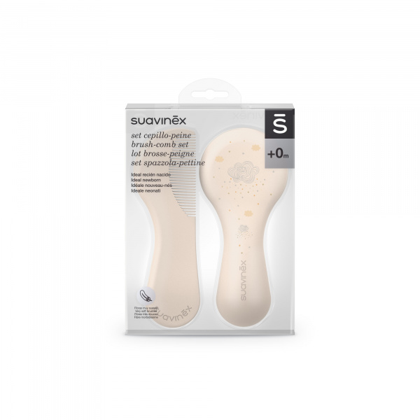 Brosse et peigne bébé dreams beige Suavinex