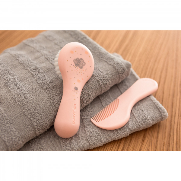 Brosse et peigne bébé dreams beige Suavinex