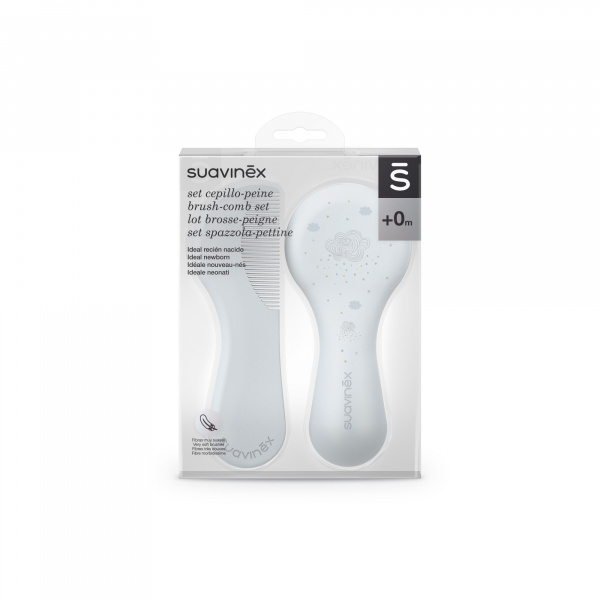 Brosse et peigne bébé dreams beige Suavinex