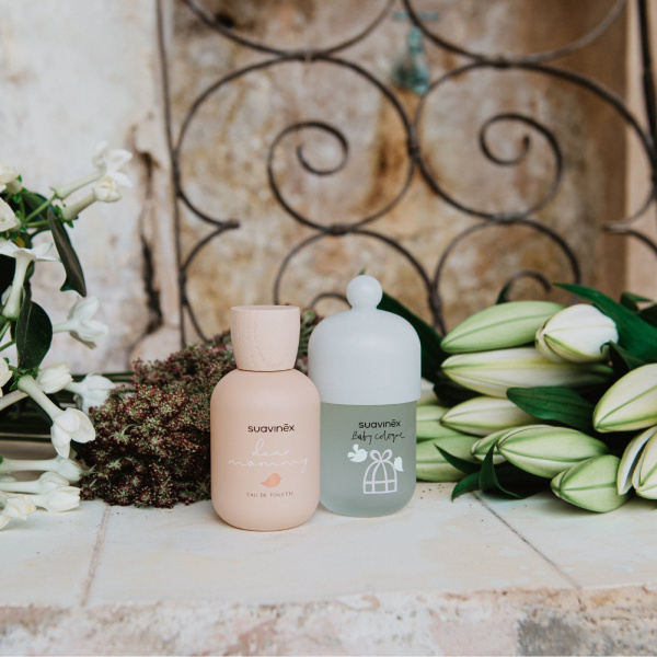 Coffret eau de cologne dear mommy et baby cologne rose Suavinex