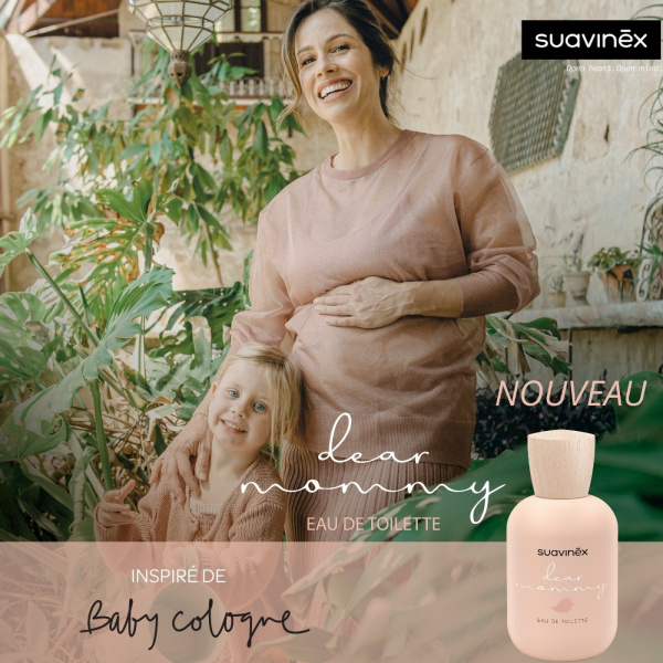Coffret eau de cologne dear mommy et baby cologne rose Suavinex