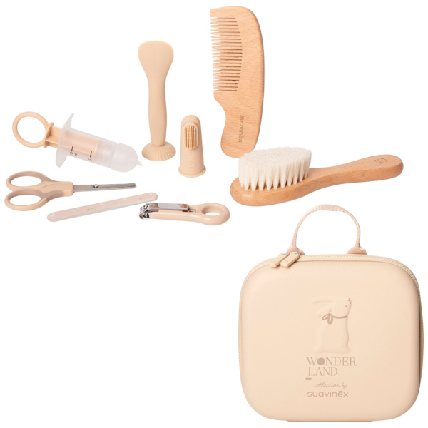 Trousse de soin bébé 8 accessoires wonderland Suavinex