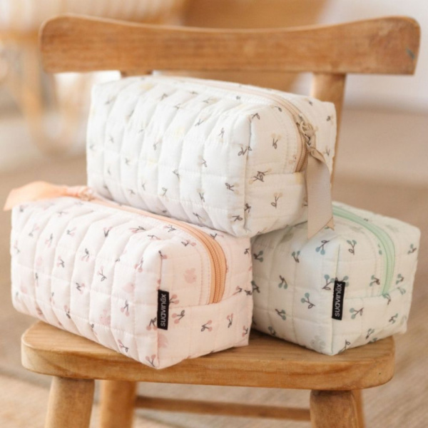 Trousse de toilette bébé 3 soins birdies rose Suavinex