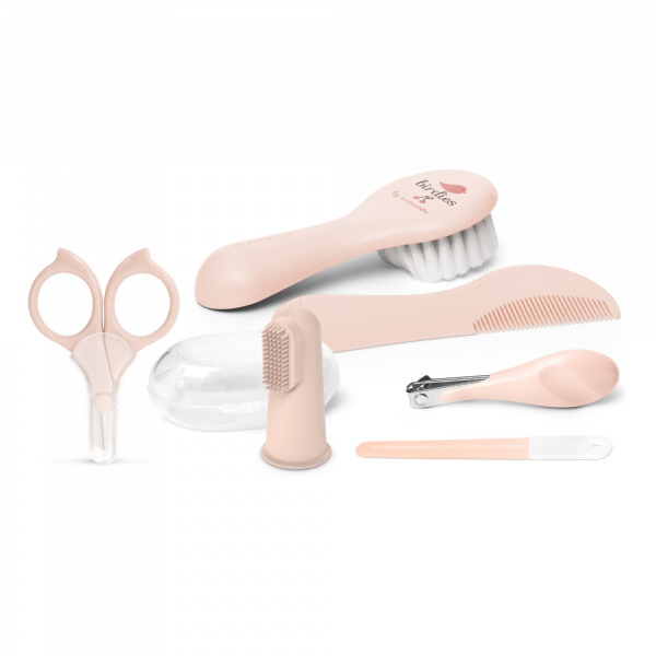 Trousse de toilette bébé birdies rose Suavinex