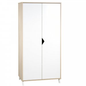 Chambre trio lit + commode + armoire scandi naturel Baby price