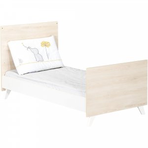 Chambre duo lit little big bed + commode scandi naturel Baby price