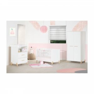 Chambre trio lit little big bed + commode + armoire joy naturel Baby price