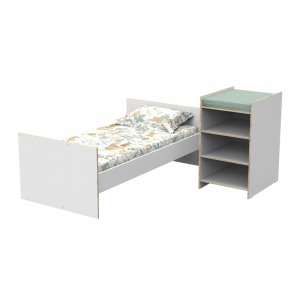 Chambre duo lit combiné évolutif et armoire first Baby price