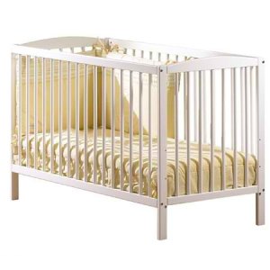 Lit à barreaux 60x120 blanc 1er prix Baby price