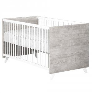 Lit bébé évolutif little big bed 70x140cm scandi gris Baby price