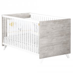 Lit bébé évolutif little big bed 70x140cm scandi gris Baby price