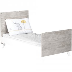 Lit bébé évolutif little big bed 70x140cm scandi gris Baby price