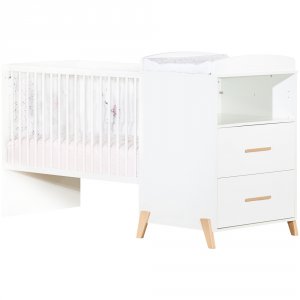 Lit combiné évolutif 60x120 en 90x190cm joy naturel Baby price