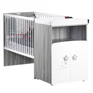 Lit bébé combiné évolutif 60x120cm en 90x190cm nao Baby price