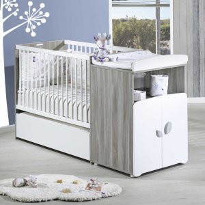 Lit bébé combiné évolutif 60x120cm en 90x190cm leaf Baby price