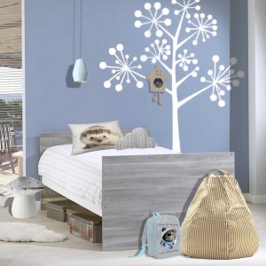 Lit bébé combiné évolutif 60x120cm en 90x190cm leaf Baby price