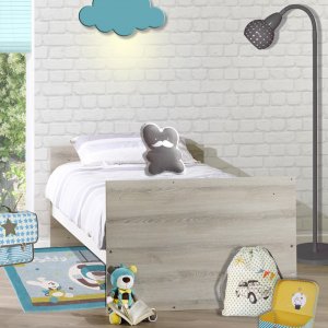 Lit bébé combiné évolutif 60x120 en 90x190 teddy Baby price