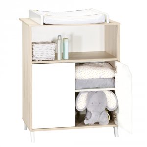 Commode bébé avec dispositif à langer scandi naturel Baby price