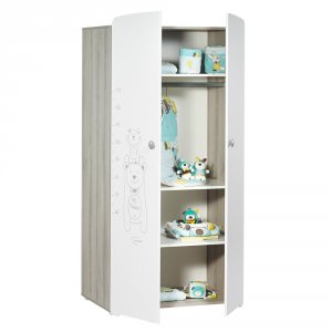 Armoire chambre bébé 2 portes teddy Baby price