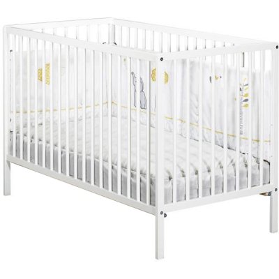 Lit à barreaux 60 x 120 cm 3 positions blanc