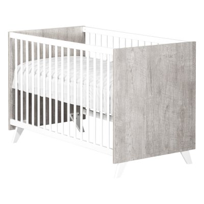Lit bébé 60x120cm scandi gris