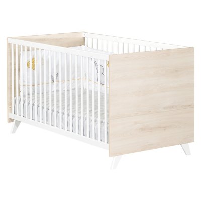 Lit bébé évolutif little big bed 70x140cm scandi naturel