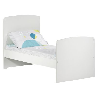 Lit bébé évolutif little big bed 70x140cm blanc