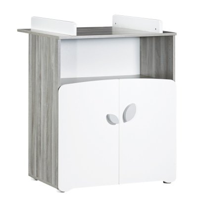 Commode bébé avec dispositif à langer leaf