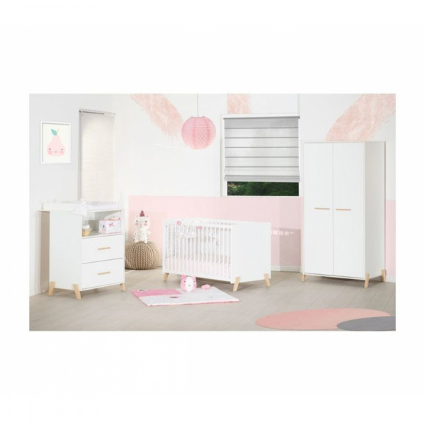 Chambre trio lit little big bed + commode + armoire joy naturel Baby price