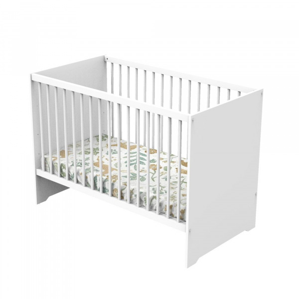 Lit bébé 60x120cm têtes panneaux blanc first Baby price