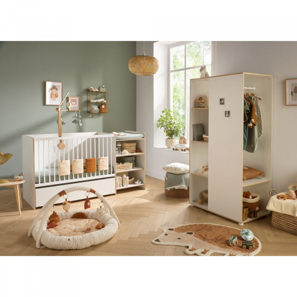 Chambre duo lit combiné évolutif et armoire first Baby price