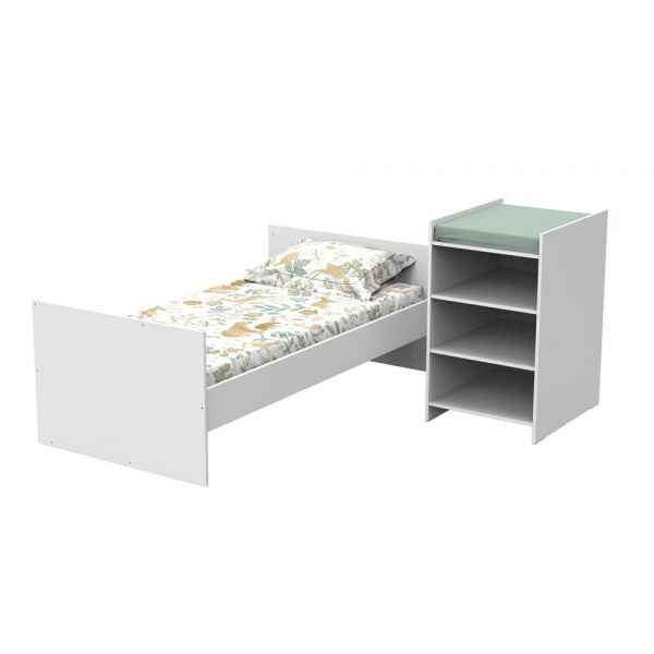 Chambre duo lit combiné évolutif et armoire first Baby price