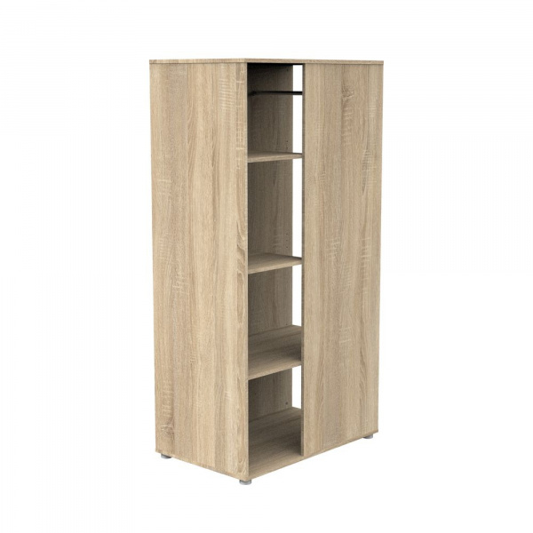 Chambre duo lit combiné évolutif et armoire chêne doré Baby price