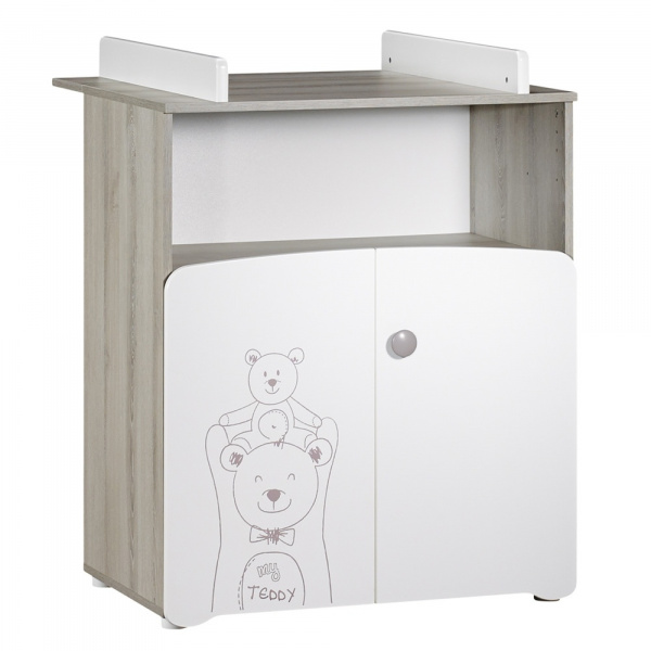 Chambre bébé trio lit bébé 120x60 + commode 2 portes + armoire 2 portes teddy Baby price