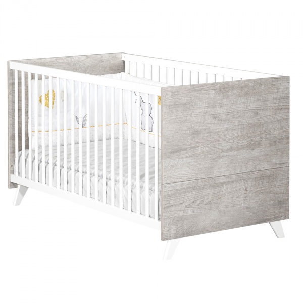 Lit bébé évolutif little big bed 70x140cm scandi gris Baby price