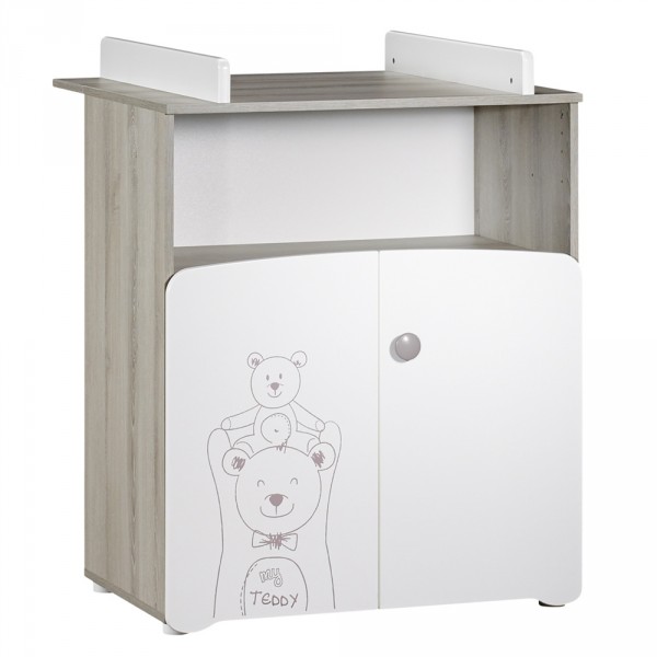 Chambre bébé trio teddy lit 60x120cm + commode + armoire de Baby price