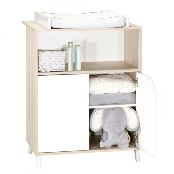 Commode bébé avec dispositif à langer scandi naturel Baby price