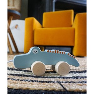 Jouet à tirer en bois crocodile Tryco