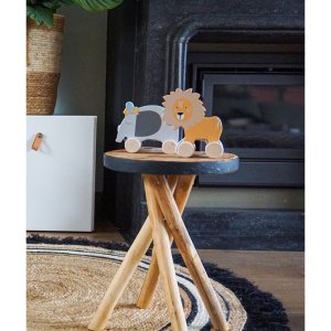 Tryco - jouet à tirer en bois - lion 18m+ Tryco
