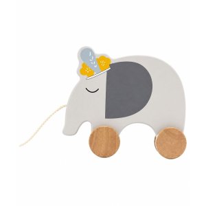 Tryco - jouet à tirer en bois - elephant 18m+ Tryco