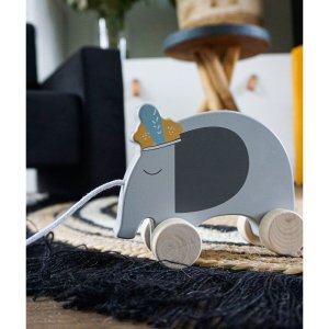 Tryco - jouet à tirer en bois - elephant 18m+ Tryco