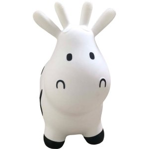 Ballon sauteur vache skippy blanc Tryco