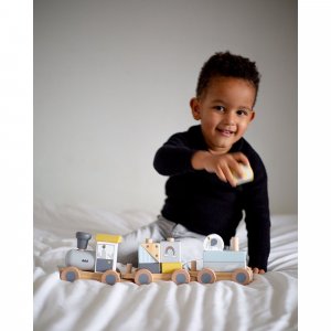 Train en bois 18 mois et + Tryco