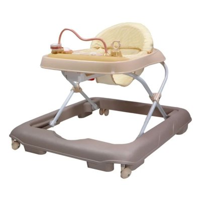 Trotteur zèbre rose/beige