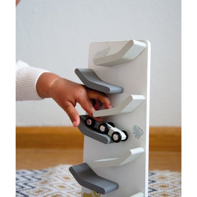 Rampe de course zigzag en bois 18 mois et +