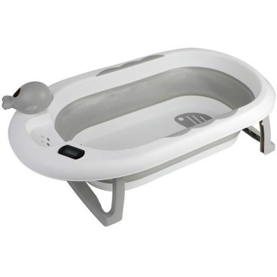 Tryco - bain - bagnoire souple thermomètre - gris